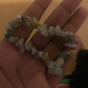 This is a stone bracelet